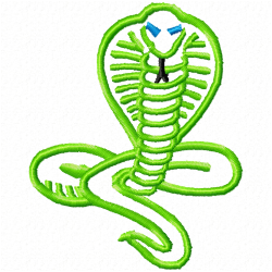 Snake Embroidery Design 1